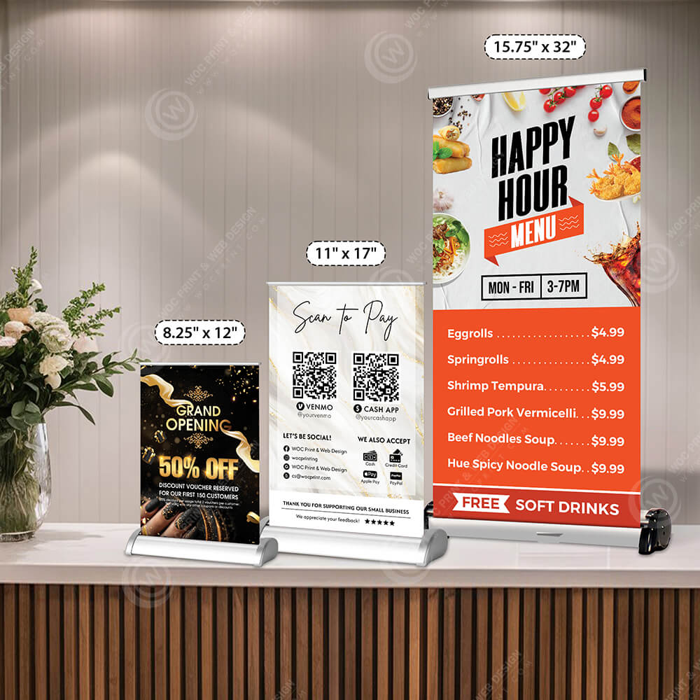 Mockup - TTB-1002 - Tabletop Banner For Hair
