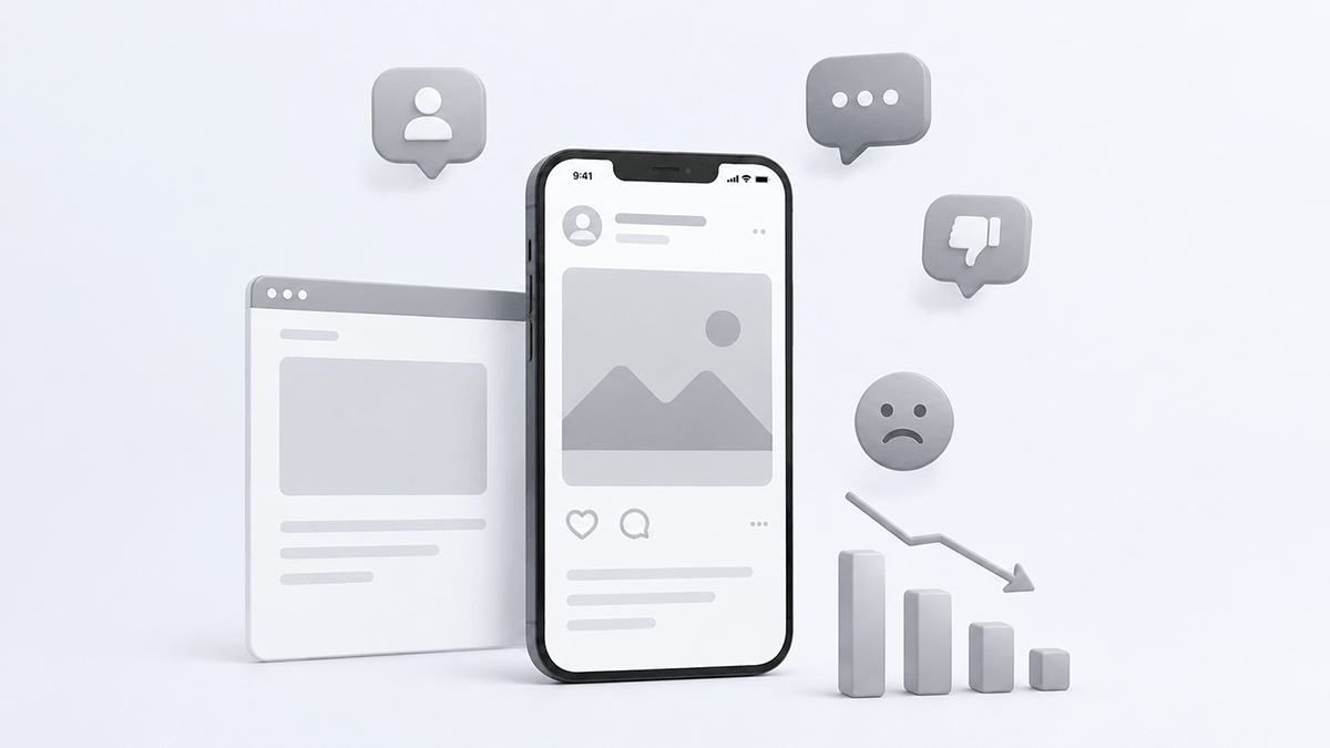 Hình trước khi tối ưu social marketing