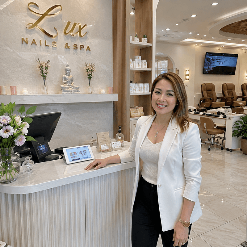 Chị Hồng tại Lux Nails & Spa