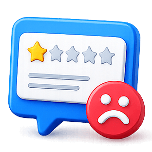 Icon review chưa được chăm sóc
