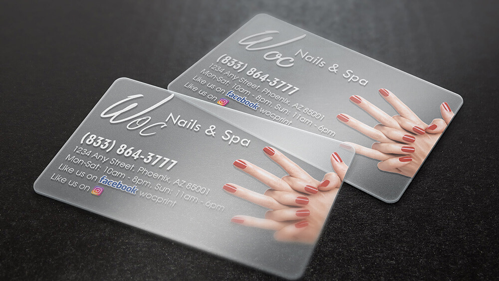 Luxury Clear Business Cards
