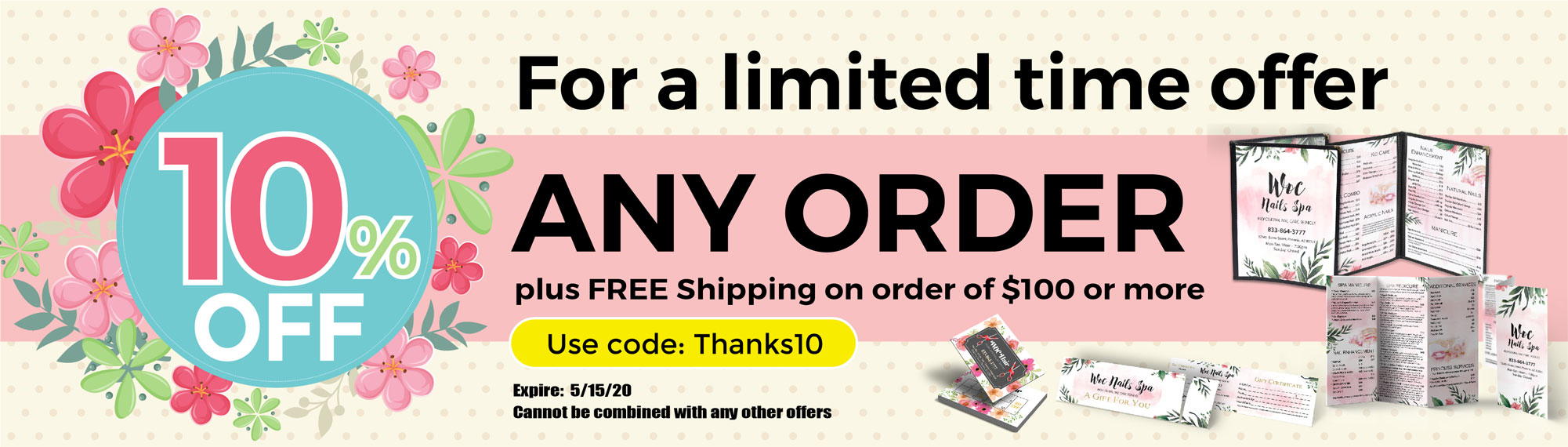 Extended! 10% OFF Everything + Free Shipping