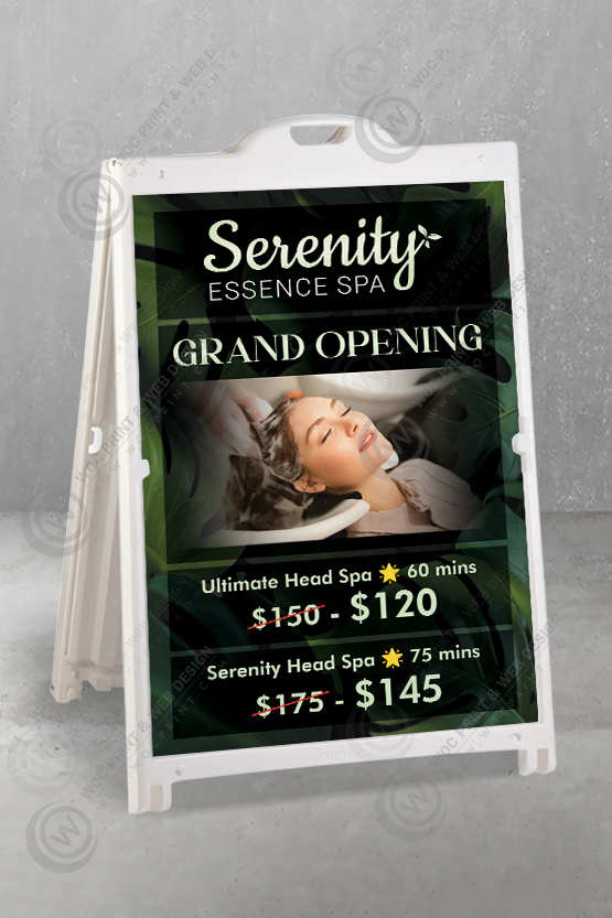 head-spa-a-frame-signs-zaf-06 - Head Spa A-Frame Signs 24x36 - WOC print