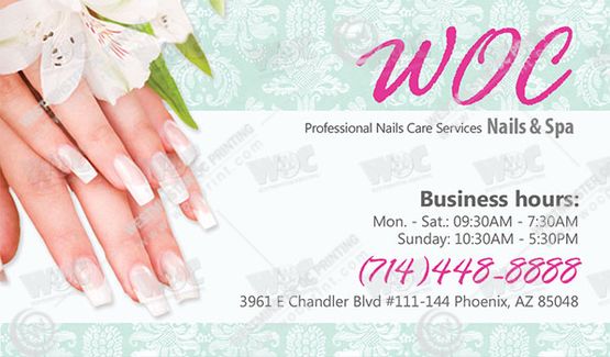 Business Cards - WOC print