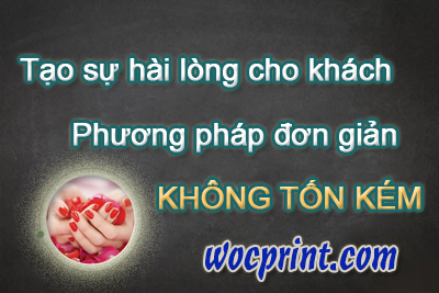 Tạo sự hài lòng cho khách hàng – Phương pháp đơn giản – KHÔNG TỐN KÉM