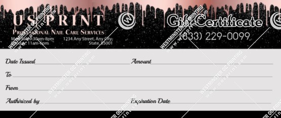 GC-11B - Regular Gift Certificates