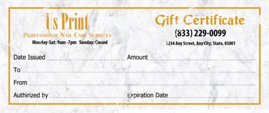GC-12B - Regular Gift Certificates