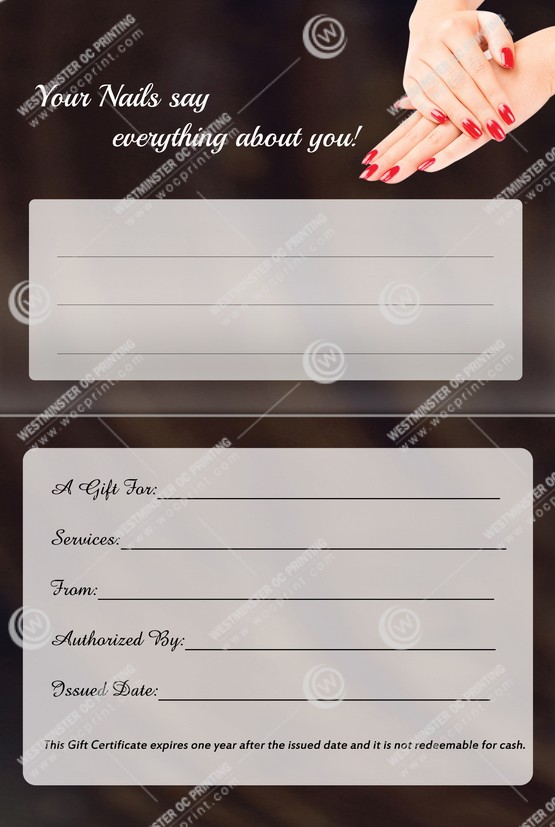 LGC-04B - Luxury Gift Certificates