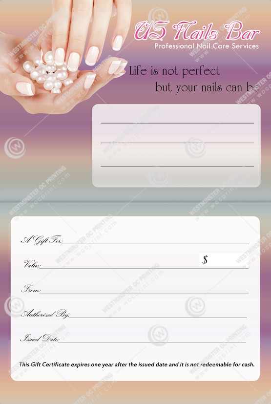 LGC-05B - Luxury Gift Certificates