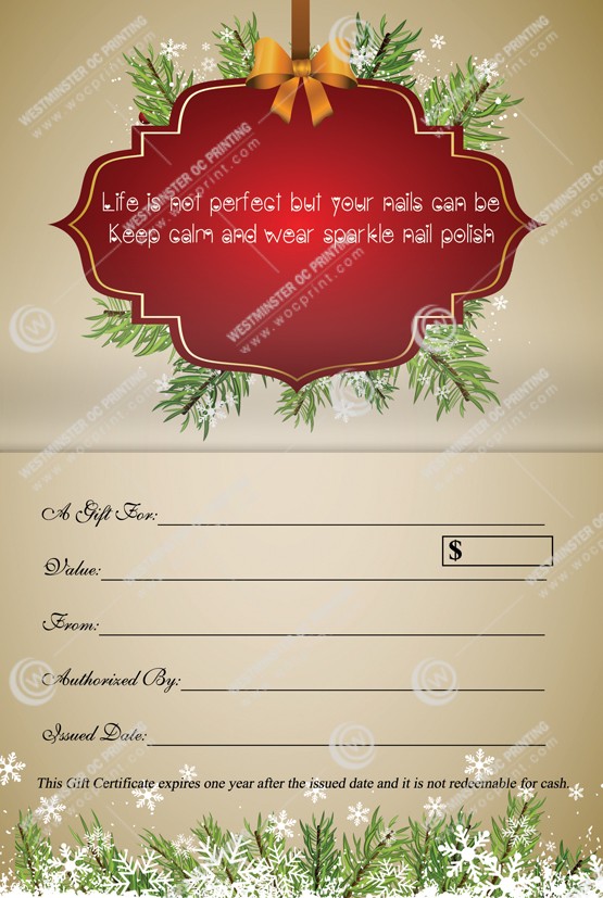 LGC-19B - Luxury Gift Certificates