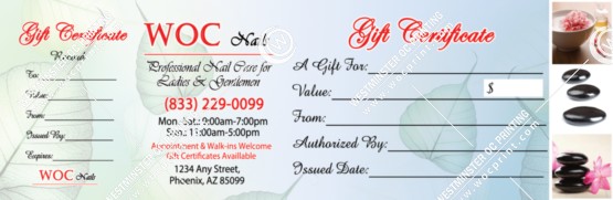 PGC-01B - Premium Gift Certificates