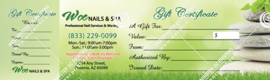 PGC-03B - Premium Gift Certificates