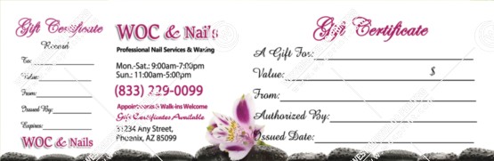 PGC-05B - Premium Gift Certificates