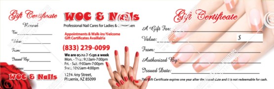 PGC-06B - Premium Gift Certificates