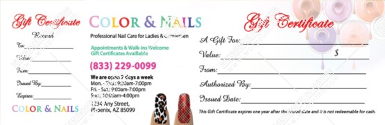 PGC-07B - Premium Gift Certificates