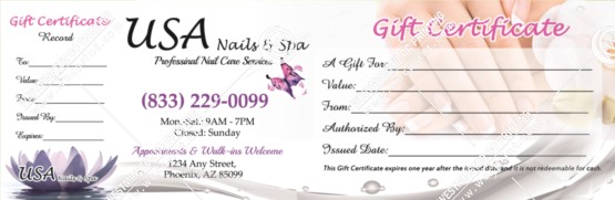 PGC-10B - Premium Gift Certificates