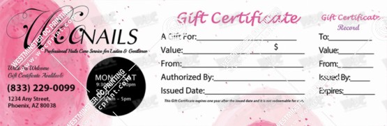 PGC-11B - Premium Gift Certificates