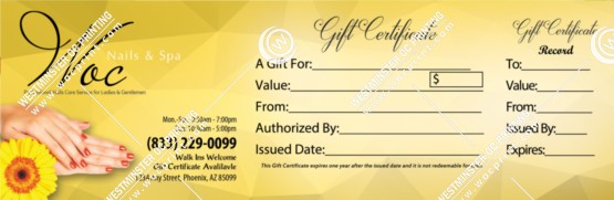 PGC-13B - Premium Gift Certificates