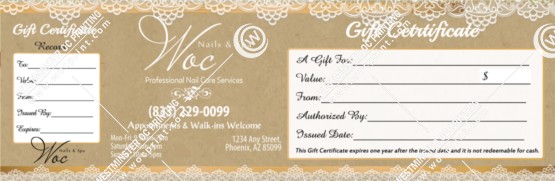 PGC-14B - Premium Gift Certificates