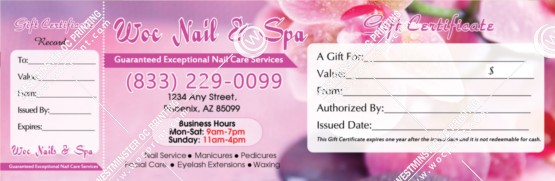 PGC-15B - Premium Gift Certificates