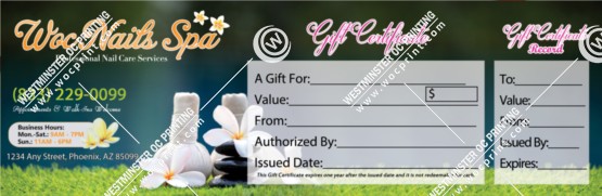 PGC-17B - Premium Gift Certificates