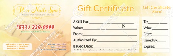 PGC-21B - Premium Gift Certificates
