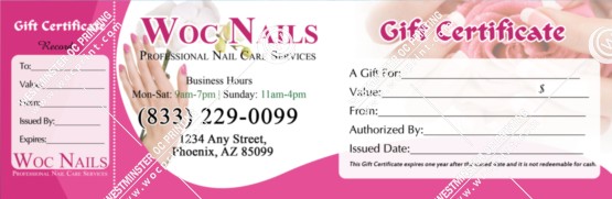 PGC-27B - Premium Gift Certificates