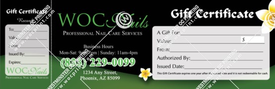PGC-28B - Premium Gift Certificates