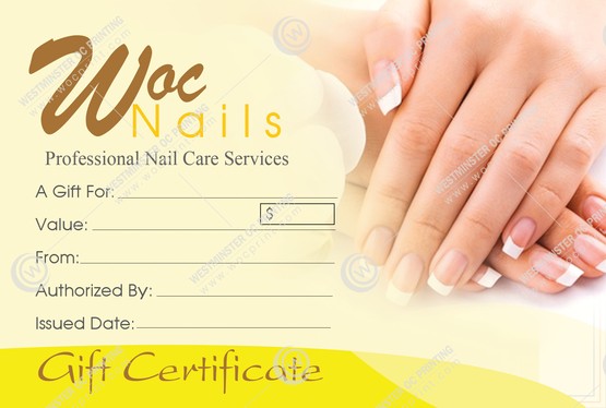SGC-03B - Standard Gift Certificates