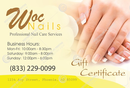 SGC-03 - Standard Gift Certificates