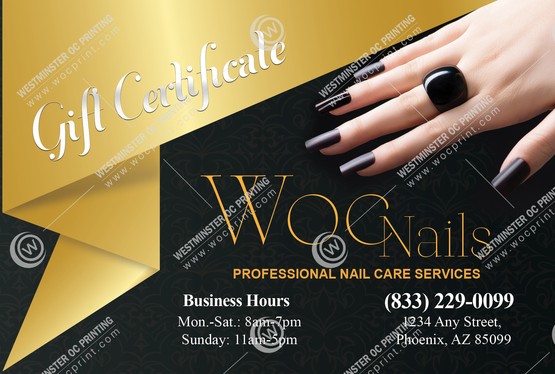 SGC-05 - Standard Gift Certificates