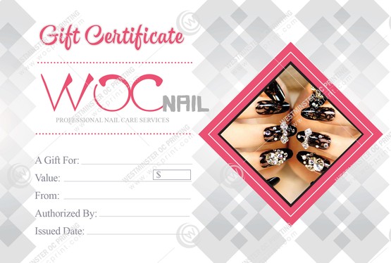 SGC-06B - Standard Gift Certificates