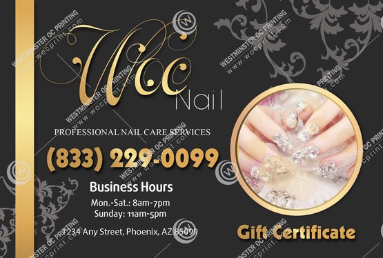 SGC-07 - Standard Gift Certificates