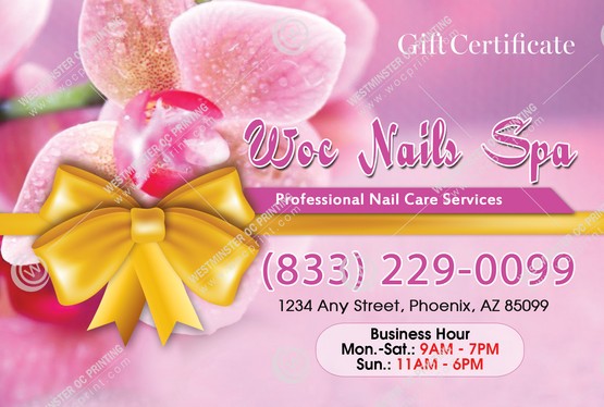 SGC-09 - Standard Gift Certificates