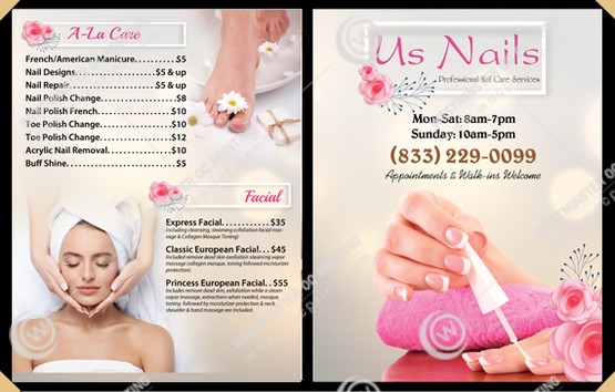 Westminster Printing Services for Nails Salons, Nails Printing