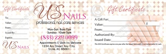 PGC-32B - Premium Gift Certificates