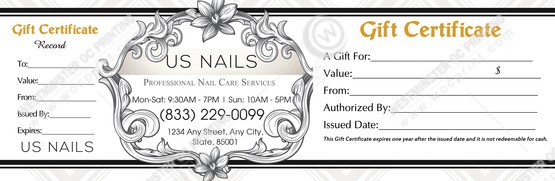 PGC-39B - Premium Gift Certificates