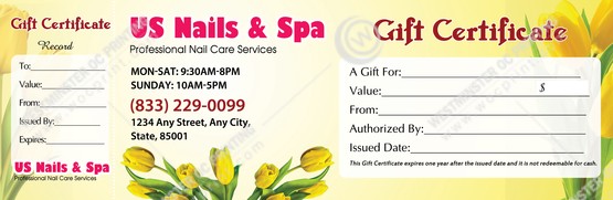 PGC-43B - Premium Gift Certificates