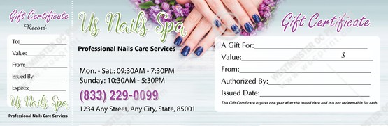 PGC-44B - Premium Gift Certificates