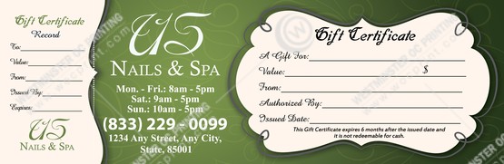 PGC-46B - Premium Gift Certificates