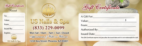 PGC-47B - Premium Gift Certificates