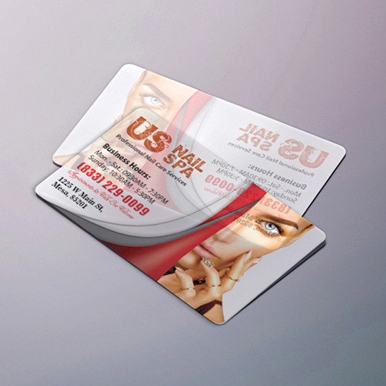 premium-clear-nail-salon-business-card-cbc-04 - Luxury Clear Business Cards - WOC print
