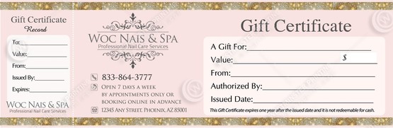 PGC-52B - Premium Gift Certificates