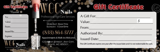 PGC-56B - Premium Gift Certificates