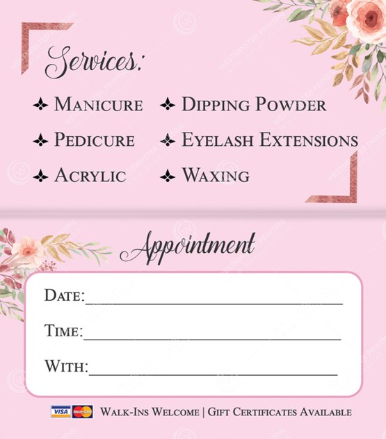 BCF-01B - Folded Business Cards