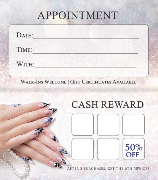 BCF-06B - Folded Business Cards