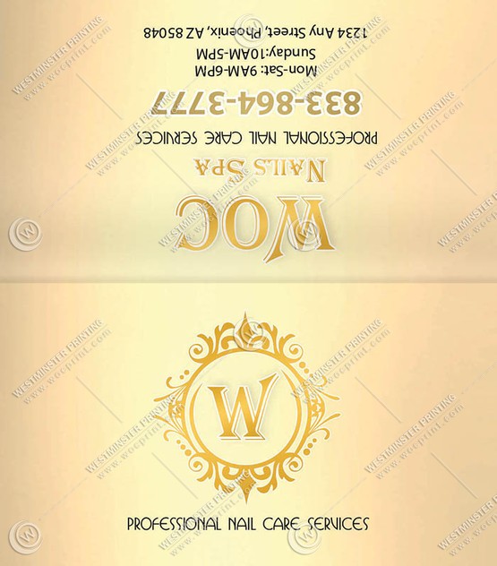 BCF-09 - Folded Business Cards