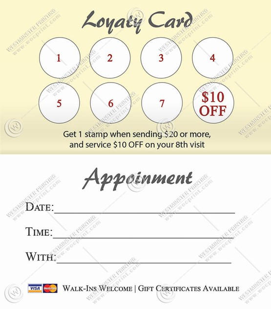 BCF-11B - Folded Business Cards