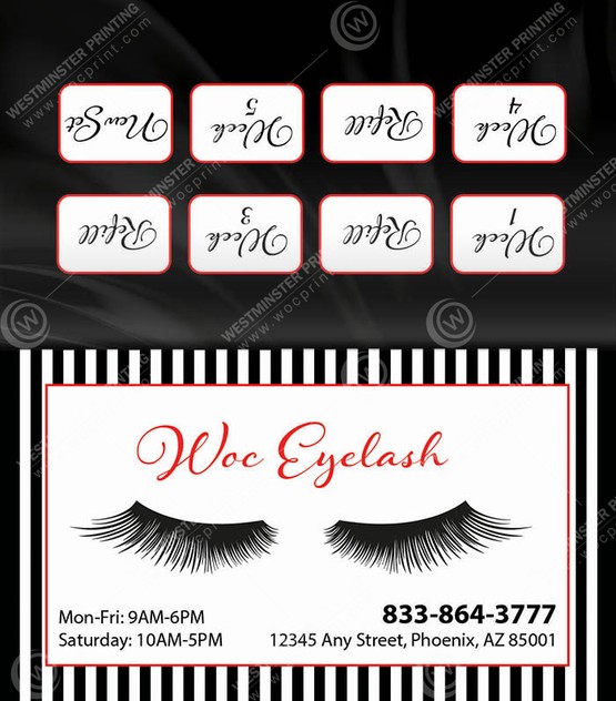 BCF-12 - Folded Business Cards