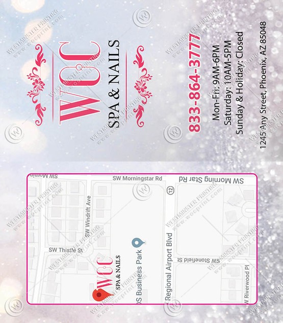 BCF-14 - Folded Business Cards